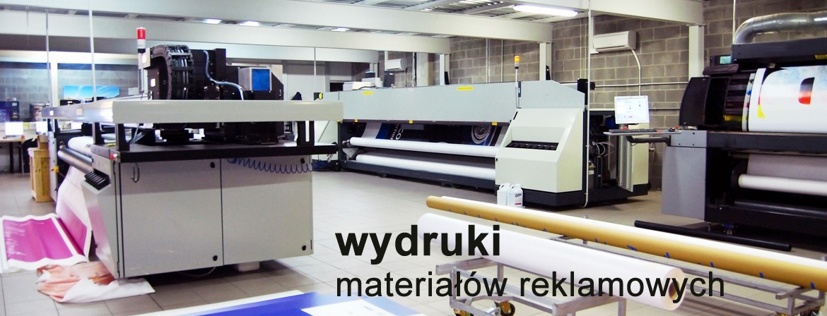 wydruki materiałów reklamowych